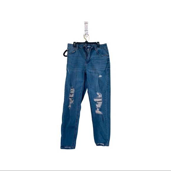wild fable Denim - Women’s high waisted mom jeans with holes
